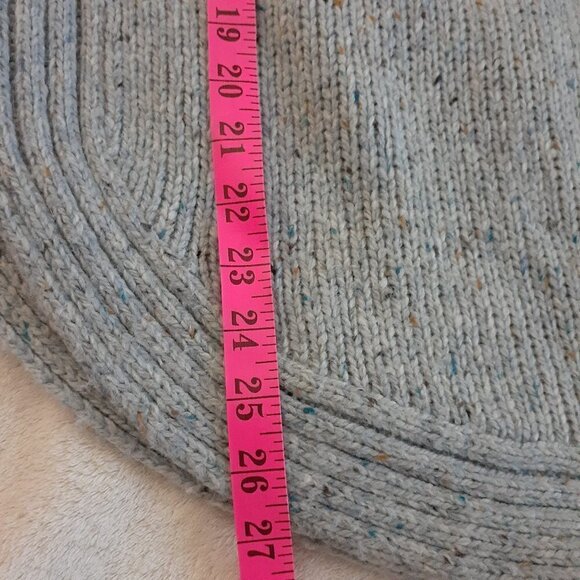 Cynthia Rowley Women's L Light Blue Cowl Neck Wool Blend Kangaroo Pocket… - Picture 10 of 12